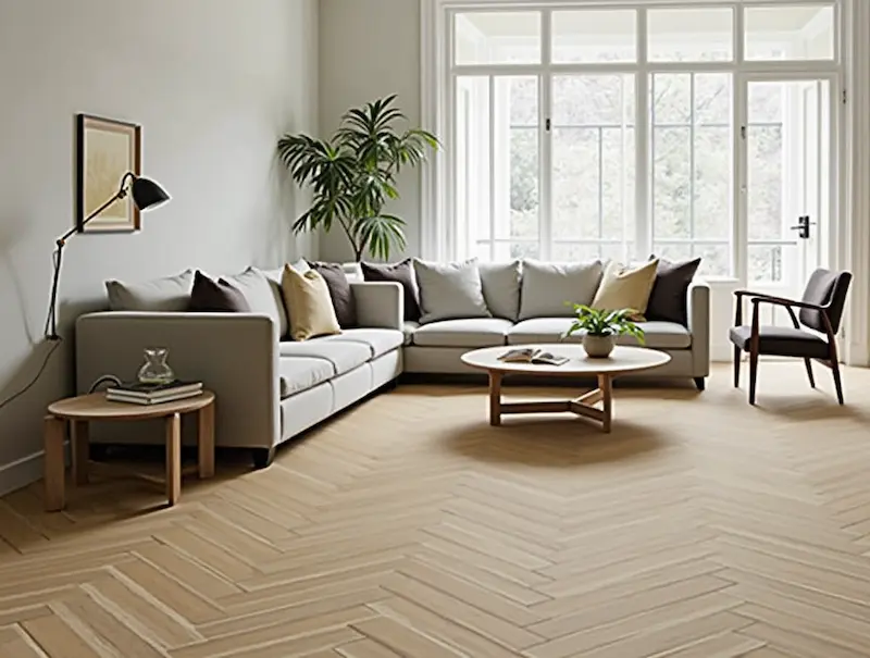 India-Inspired Stone Flooring