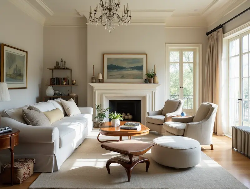 cozy elegant living room