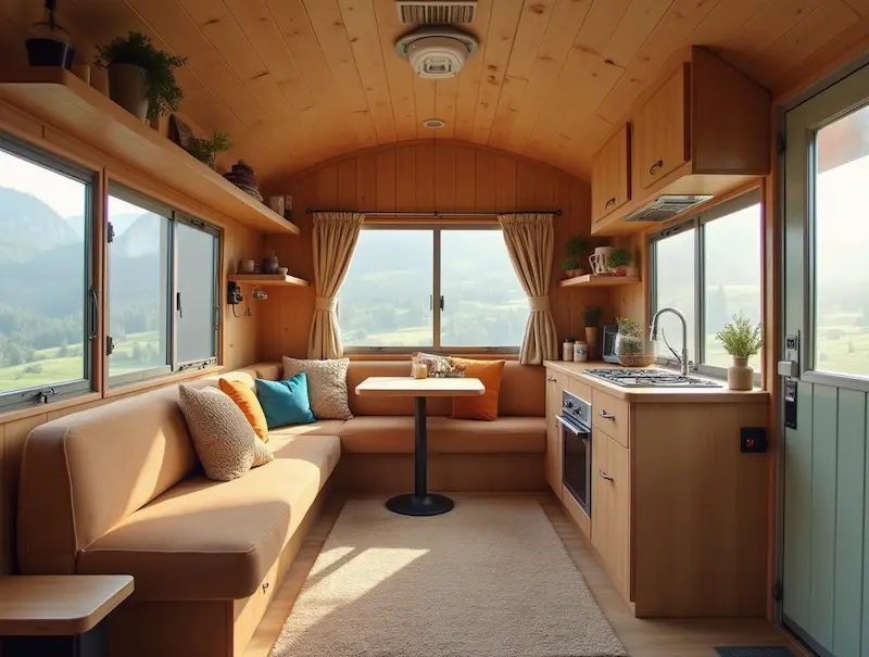 Living Spaces That Are Inspired By Vintage Trailers