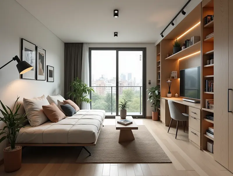 Multifunctional Living Rooms for Small Spaces
