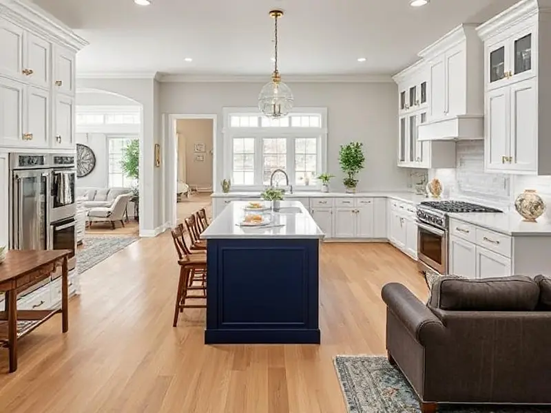 High Ranch Open Plan with Central Island