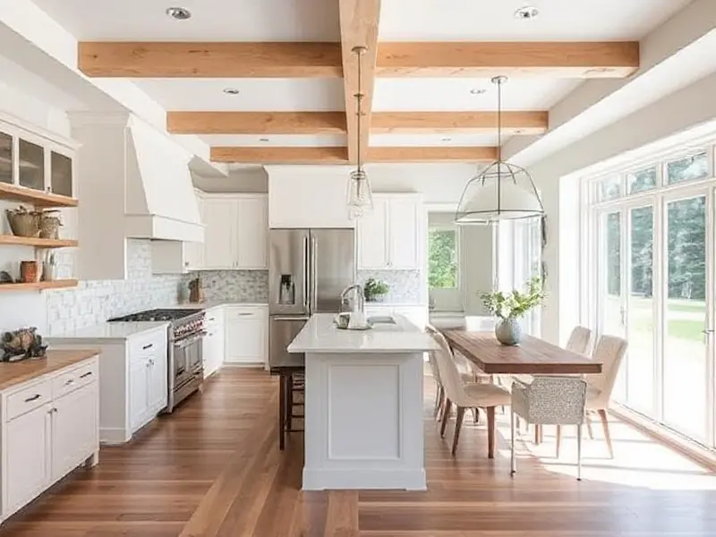 Split Entry Kitchen with Visual Separation
