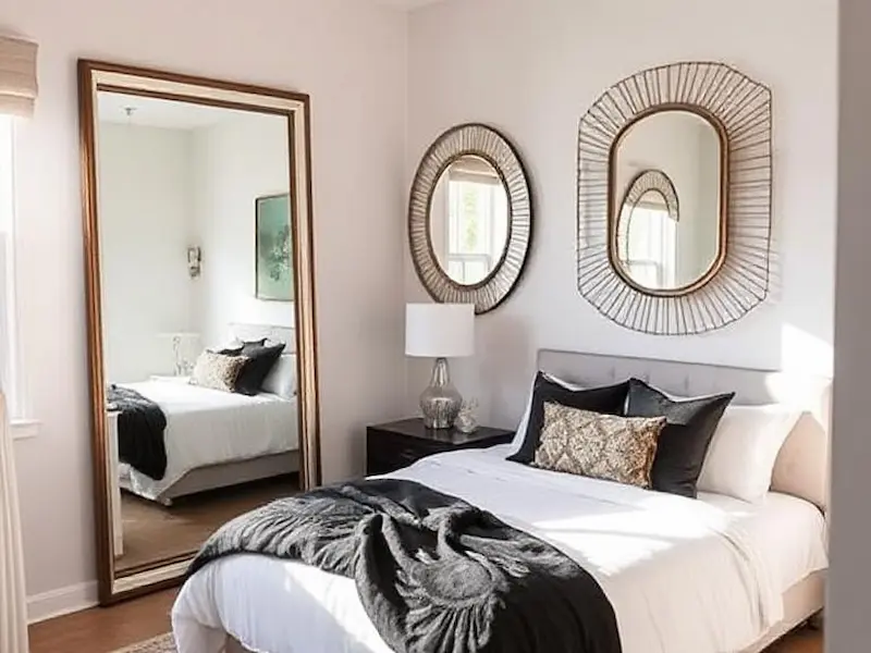 Mirrored Magic for Small Rooms