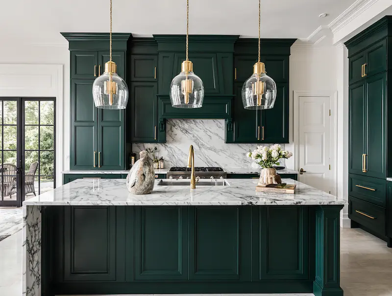 Luxe Vibes Only: Marble & Gold Glam Kitchen
