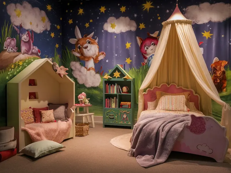Whimsical Wallpaper for Kids’ Rooms