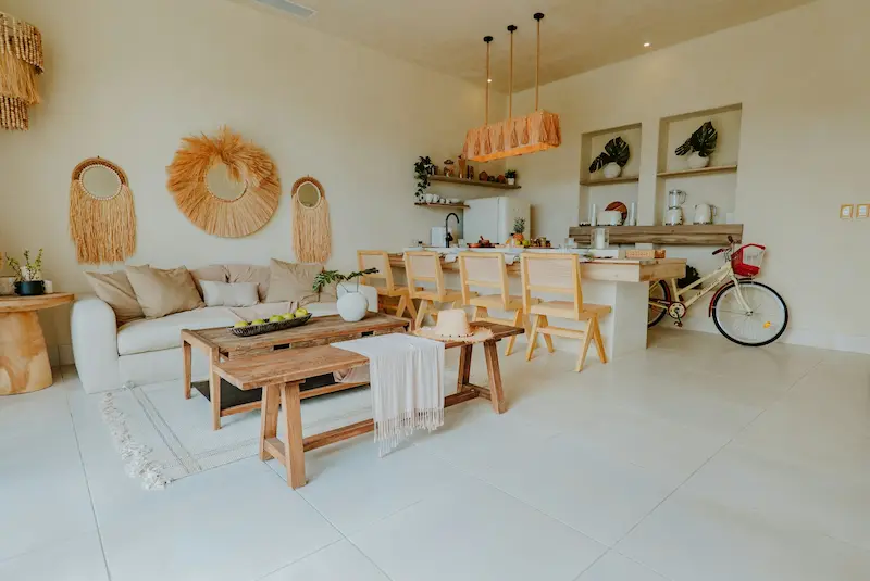 Vintage furnishings with a modern twist