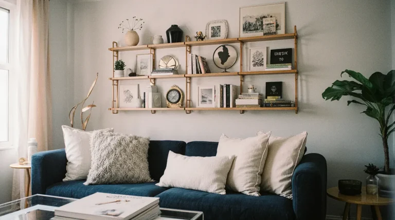 Living Room Shelf Styling Ideas: Chic Looks from Modern Glam to Cozy Rustic By