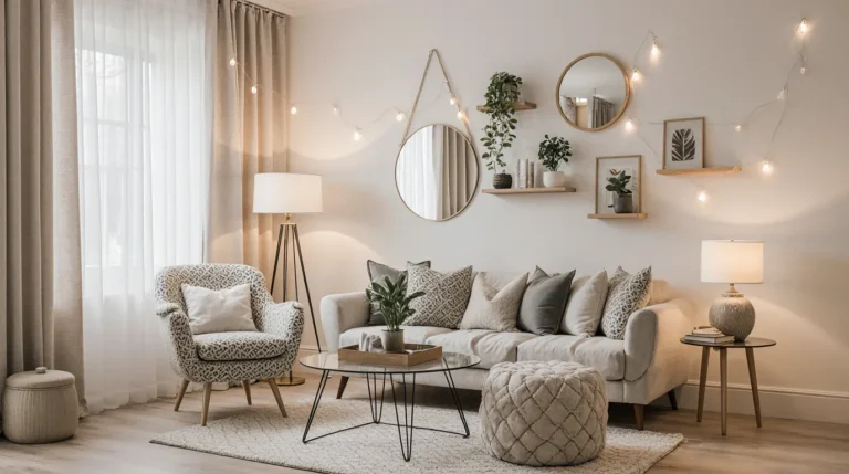 Easy Living Room Upgrades for Your Tiny Apartment