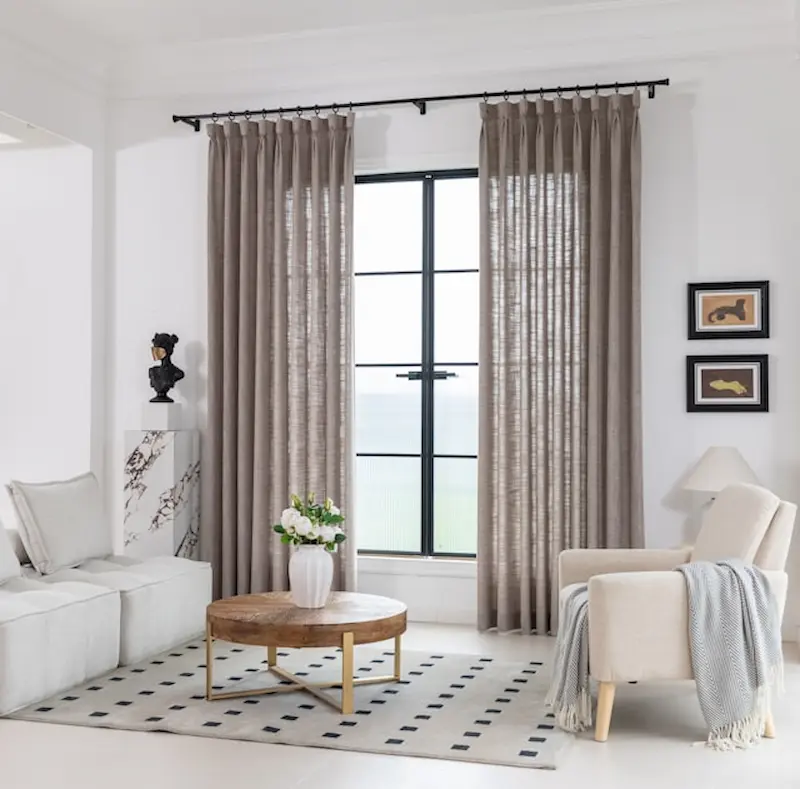 living room curtain